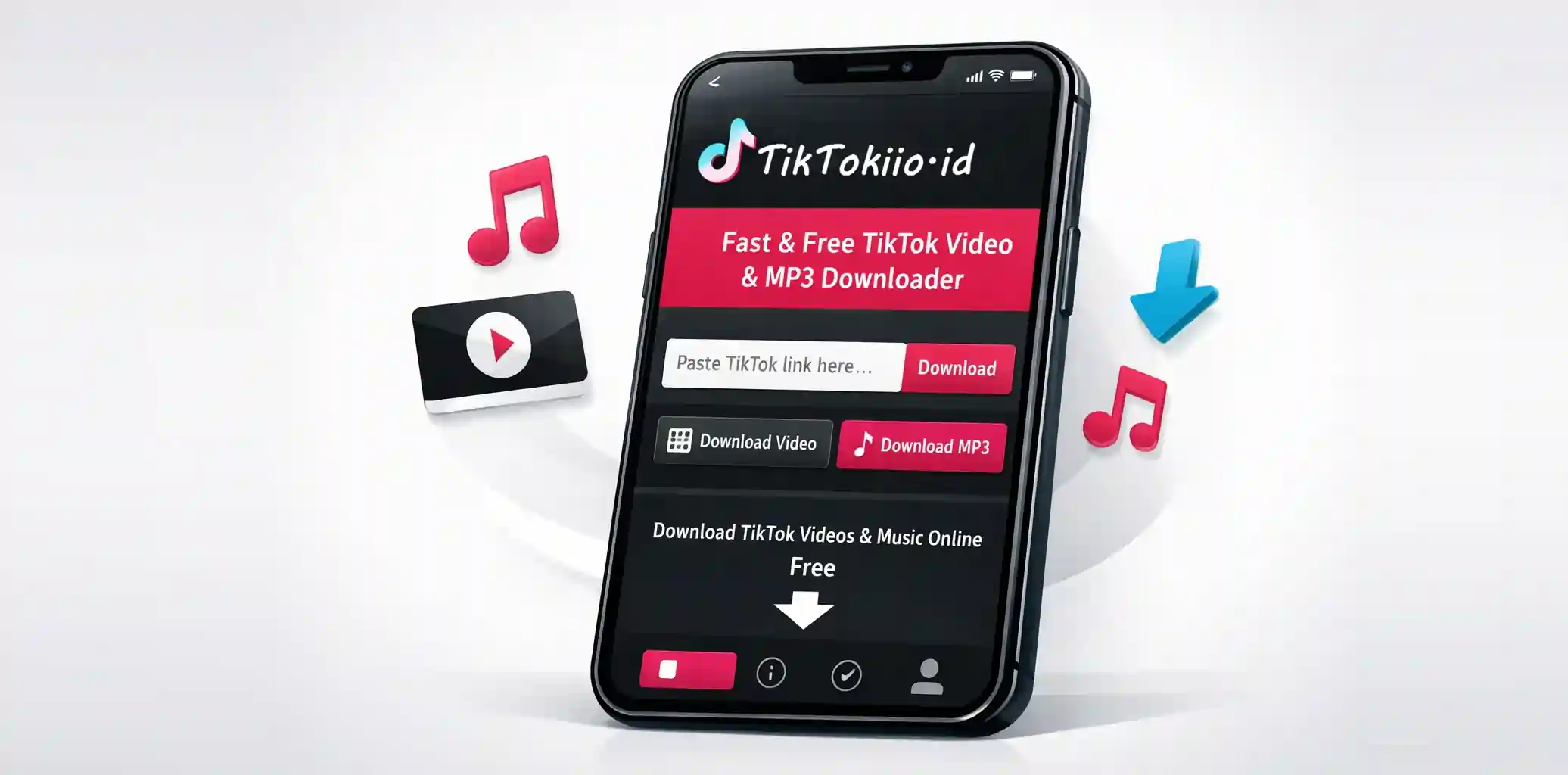 TikTokio – Fast & Free TikTok Video and MP3 Downloader Online